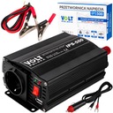 VÝKONOVÝ MĚNIČ 24V 230V NAPÄTIE DO AUTO IPS 350W / 500W + TIR KÁBLE