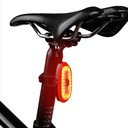 LED svetlo na ZADNÝ BICYKEL Zadný USB STOP na bicykel