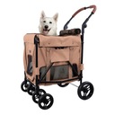 Kočík ibiyaya Gentle Giant Pet Wagon Dirty Peach