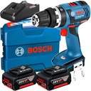 Príklepová vŕtačka a skrutkovač BOSCH GSB 18V-EC 06019E9120 60Nm 2x 5Ah