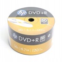 ZNAČKOVÉ DISKY HP DVD+R 4,7 GB x16 50 ks