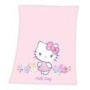 Deka 130X160 Pink Hello Kitty do škôlky