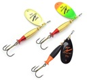 3 x MEPPS AGLIA LONG CAST Nr.5 GOLD F.TIGER BLACK