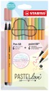 Set STABILO PEN 68 + POINT 88 puzdro 12 farieb