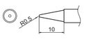 T12-B2 rovný kužeľový hrot 0,5mm Hakko