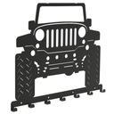 JEEP AUTO OFF-ROAD 4X4 Kovový vešiak na šaty