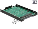 RAID ADAPTÉR 2,5' PRE LAPTOP Delock SATA / 2x M.2