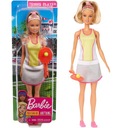 BÁBIKA BARBIE ŠPORTOVÁ KARIÉRA TENISKA + RAKETA