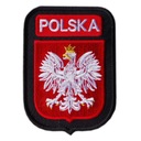 Veľký vojenský znak POLAND EAGLE na suchý zips