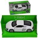 MODEL WELLY 1:34 AUTO '16 AUDI R8 COUPE V10 WHITE