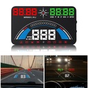 HUD head up display auto OBD2 GPS teplota