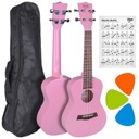 V-TONE UK23 PK akustické koncertné ukulele 23 ružové + puzdro + trsátka