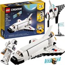 LEGO CREATOR 3 v 1 LOĎ KESMÍRNY RAKETOPLÁN ASTRONAUT VESMÍR 31134