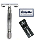 Holiaci strojček Metal Razor s žiletkami Gentle Traditional