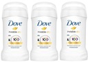 Antiperspirant Dove Invisible Dry tyčinka 40 ml x3