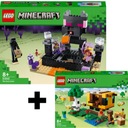 LEGO MINECRAFT ARENA ENDU SET 21242 DRAK + LEGO 21241 DARČEKOVÝ SET