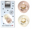 BIBS cumlík hevea 18+ RUBBER 2 bal Blush ivory