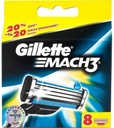 Gillette Mach 3 žiletky, 8 ks, náplne