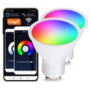 2x Gu10 5W RGB Smart WiFi TUYA LED žiarovka Set