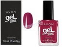 AVON Gel Shine UNIKAT gél lak na nechty ako hybrid 7dn RACING HEARTS