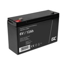 AGM VRLA batéria 12Ah 6V Bezúdržbový CCTV UPS