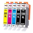 5x XL ATRAMENT PRE TLAČIAREŇ CANON IP7250 MG5650 MG5550