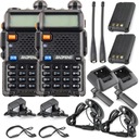 Baofeng UV-5R HTQ HARDWAVE RÁDIO TELEFÓN WALKIE TALKIE VHF UHF SKENER