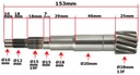 HRIADEĽ SPOJKA Quad Diablo Fuxin 150/200cc