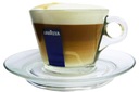 LAVAZZA-Sklenený pohár+stojan na cappuccino-150