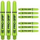 Target Pro Grip Medium Lime Shafts Green, sada 9 ks.