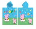 Pončo uterák s kapucňou 55x110 Peppa bubbles