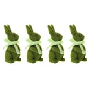 Flocked Bunny Flocked Bunny Figúrka 4 kusy