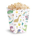 Popcorn boxy DINOZAR dinosaurs zelené 6 ks