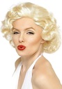 Marilyn Monroe Parochňa Blond kučeravé vlasy W56