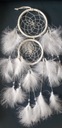 Dream Catcher Biele perie 50 cm