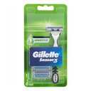 Gillette Sensor Blue 3 citlivý holiaci strojček + 6 ks