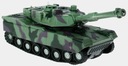 VOJENSKY TANK 24 CM 1:32 SVETLY ZVUK ZIE POHON