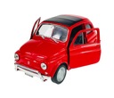 WELLY OLD TIMER FIAT NUOVA 500 RED 1:34 KOV NOVÝ MODEL