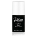 Elisium Top Coat Shiny Black Confetti LED/UV 9g