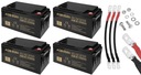 4X AGM BATÉRIA 12V/24V/48V 165Ah UPS ŁÓDŹ CAMERA PLOT SOLÁRNY INVERTOR