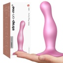 Ružové dildo Strap-on-me, veľkosť S, s prísavkou - pre Strap-On, 14 cm.