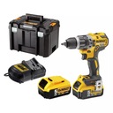 XR príklepový vŕtací skrutkovač 18V 2x5Ah Li-Ion + TSTAK VI DeWALT DCD796P2