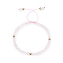 Dámsky náramok navlečený prírodný kameň Rose Quartz 4mm