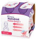 Nutridrink Proteín Omega 3 jahoda malina 4x125