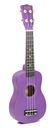 Korala UKS-15-PU sopránové ukulele fialová / fialová + obal