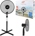 VENTILÁTOR STOJANÝ VÝKONNÝ VENTILÁTOR 40W 16'' ČIERNA