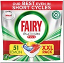 Fairy Platinum Plus ALL IN ONE 51 kusov Citrón