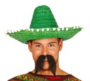 MEXICKÉ SOMBRERO MEXICKÉ ZELENÉ 58 CM