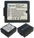 BATÉRIA BATÉRIA PRE PANASONIC CGA-DU06 CGA-DU07 VW-VBD070 DZ-BP07 750MAH