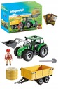 PLAYMOBIL COUNTRY 9317 VEĽKÝ TRAKTOR S PRÍV